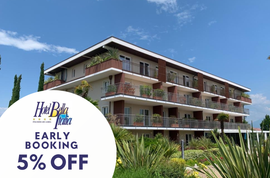 Early booking offer: 5% off at Hotel Bella Italia.